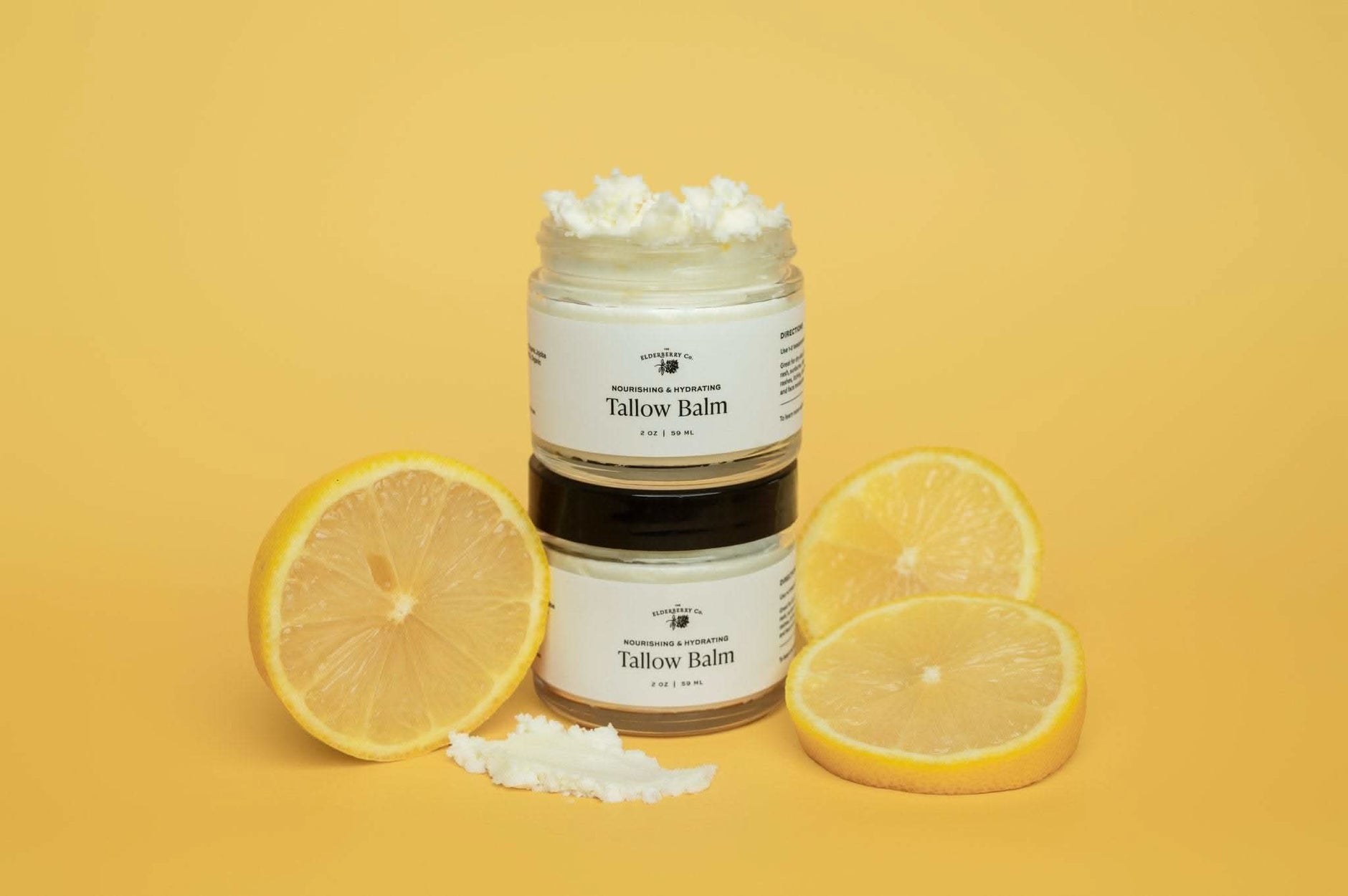 Whipped Tallow Balm with Elderflower & Lemon Essential Oils - SwagglyLife Home & Fashion